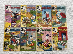 8 Comics Micky Maus Hefte 1984 ohne Beilagen