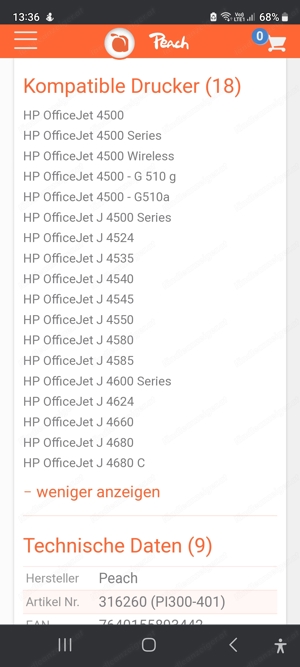 HP Druckerpatronen H901XL H901 Bild 2