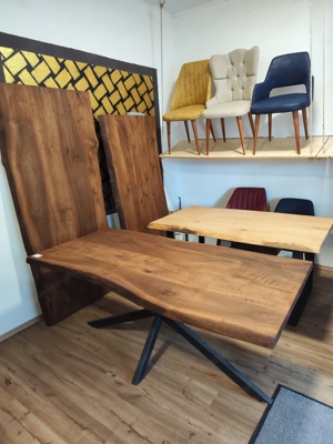 Tisch Esstisch Bürotisch Nussbaum Massivholz 200*90cm Bild 4