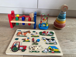 Montessori Holzspielzeug Babyspielzeug