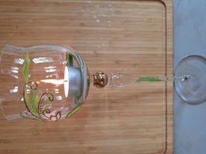 Glas Gold Hand gemacht  Bild 2