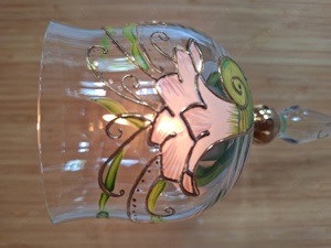 Glas Gold Hand gemacht  Bild 4