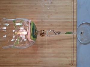 Glas Gold Hand gemacht  Bild 3