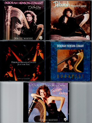 5 CDs DEBORAH HENSON-CONANT - On The Rise   Caught in the Act   Budapest   Talking Hands u.a. AKTION