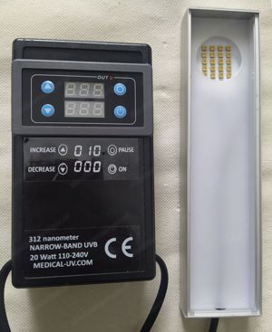 Psoriasis Ekzem 312 Nanometer 20 Watt Schmalband UVB Lampe 110-240V