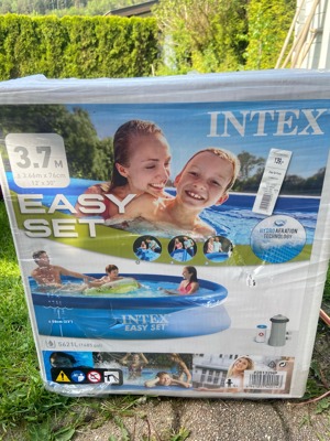 outdoor Pool INTEX mit Filter- und Kolbenluftpumpe Bild 2