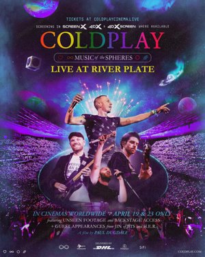 4 Coldplay Tickets für den 18.08.2024 Olympiastadion München