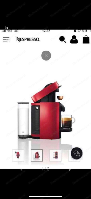 Nespresso Vertuo Plus Type GDB2 Rot, 1260W