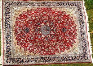 Orientteppich Sammlerteppich Isfahan 7,5 Mill. K. T061  Bild 1