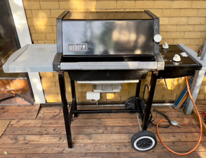 Original Weber Grill, schwarz