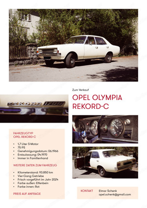 Opel Rekord-C (Oldtimer)
