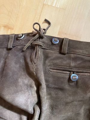 Damen Trachten 3 4 Lederhose Gr 38  Bild 4