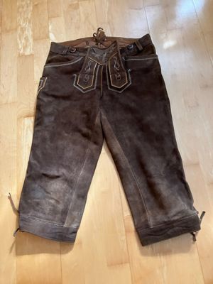 Damen Trachten 3 4 Lederhose Gr 38