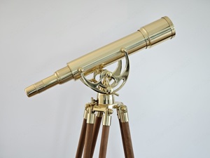 Retro Fernrohr Teleskop mit Stativ