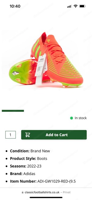 Adidas Fußballschuhe