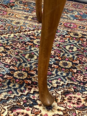  Jugendstil Tisch Nussbaum mit Glasplatte Gründerzeit Esstisch Bild 6