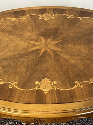 Biedermeier Tisch Barock Vintage Couchtisch Chippendale Nussbaum Rokoko  Bild 10