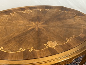 Biedermeier Tisch Barock Vintage Couchtisch Chippendale Nussbaum Rokoko  Bild 3