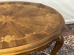 Biedermeier Tisch Barock Vintage Couchtisch Chippendale Nussbaum Rokoko  Bild 4