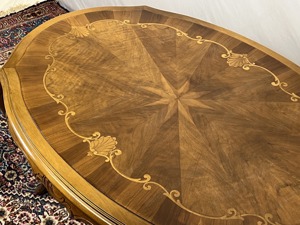 Biedermeier Tisch Barock Vintage Couchtisch Chippendale Nussbaum Rokoko  Bild 8