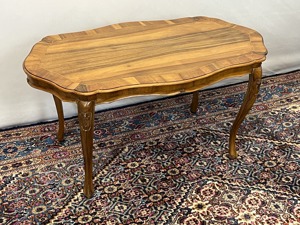 Barock Tisch Couchtisch Biedermeier Nussbaum Beistelltisch 
