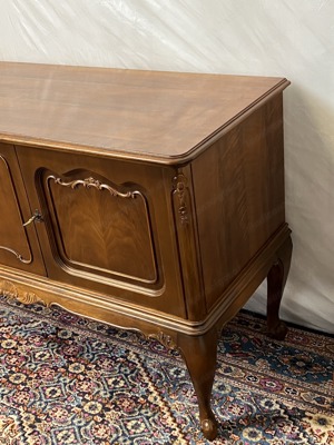 Barock Kommode Chippendale Vintage Anrichte Nussbaum  Bild 3