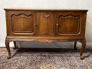 Barock Kommode Chippendale Vintage Anrichte Nussbaum  Bild 2