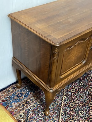 Barock Kommode Chippendale Vintage Anrichte Nussbaum  Bild 5