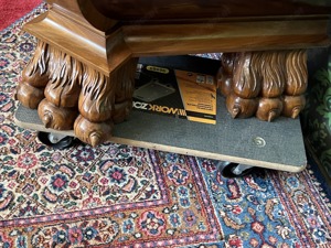 Barock Vitrine Gründerzeit Nussbaum Schrank Jugendstil Bücherschrank Regal Bild 10