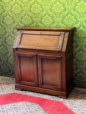 Barock Sekretär Biedermeier Kommode Schreibtisch Nussbaum Stilmöbel Louis XV