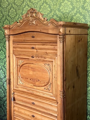 Biedermeier Schrank Barock Dielenschrank Gründerzeit Bauernschrank Landhaus Kasten Bild 7