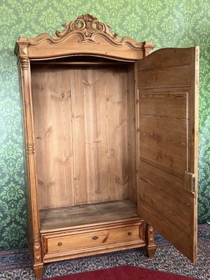 Biedermeier Schrank Barock Dielenschrank Gründerzeit Bauernschrank Landhaus Kasten Bild 8