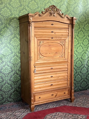 Biedermeier Schrank Barock Dielenschrank Gründerzeit Bauernschrank Landhaus Kasten