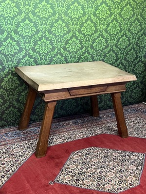 Barock Jogltisch Tisch Bauerntisch Eiche massiv 18. Jahrhundert 