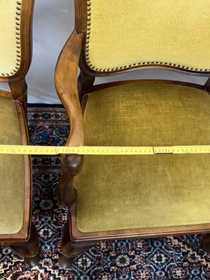 Barock Stühle Sessel Chippendale Vintage Nussbaum Empire Louis XV Rokoko Bild 7