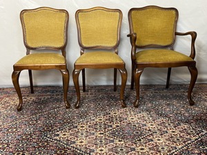 Barock Stühle Sessel Chippendale Vintage Nussbaum Empire Louis XV Rokoko Bild 10