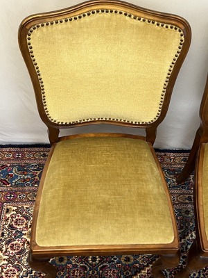 Barock Stühle Sessel Chippendale Vintage Nussbaum Empire Louis XV Rokoko Bild 3