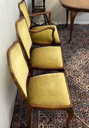 Barock Stühle Sessel Chippendale Vintage Nussbaum Empire Louis XV Rokoko Bild 2