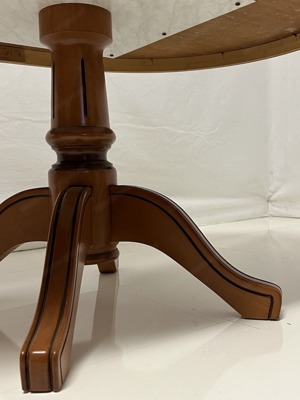 Biedermeier Tisch Barock Kirschbaum mit Intarsien Jugendstil Empire Beistelltisch Chippendale Rokoko Bild 10