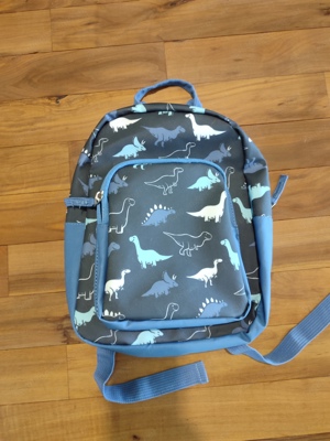 Kinderrucksack Blau Dinosaurier