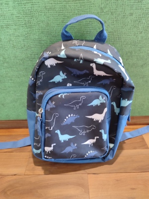 Kinderrucksack Blau Dinosaurier  Bild 3