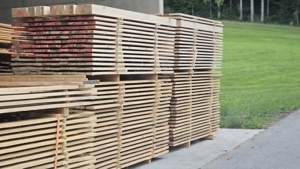 Holz, Bauholz, auch Brennholz Bild 3