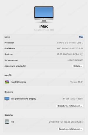 Apple iMac 27" 5K Bild 2