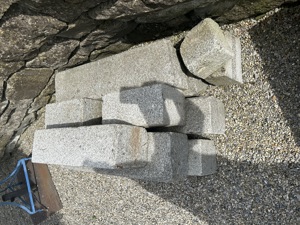Granitsteine Stiege Stufe Randsteine Bild 2