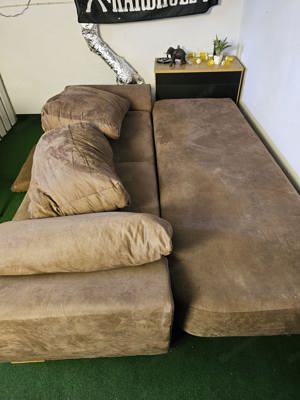 Couch mit Schlaffunktion und Stauraum Bild 3