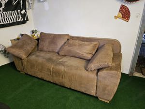 Couch mit Schlaffunktion und Stauraum Bild 1