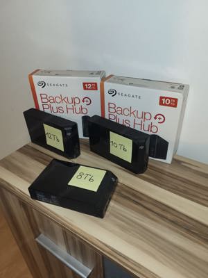 3 Stück Seagate Backup Plus Hub 2x 12TB und 1x 10TB (Externe Festplatte) als Set oder einzeln