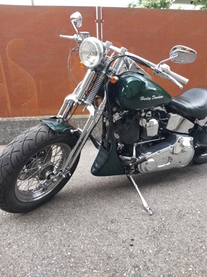 Harley Davidson, Softail mit Springer Gabel Bild 3