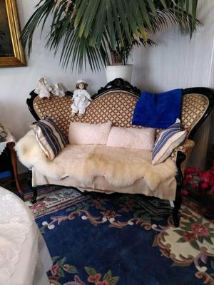 Sofa Biedermeier Nussbaum Bild 2