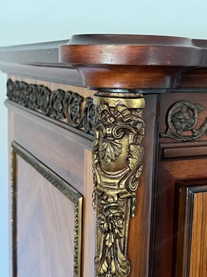 Louis XV Kommode Barschrank TV Musik Schrank Biedermeier Barock Jugendstil Stilmöbel Bild 7